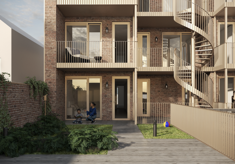 Impressie van de stadstuin, versie 1